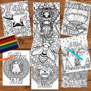 :42 Staggering Positive Coloring Pages Coloring Pages Staggering Positive Growth Mindset Affirmation Printables Free To Print