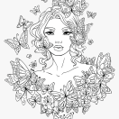 Coloring Pages:Coloring Pictures For Teens Woman Coloring Pages For Teens Girl Colouring Adults Pictures Cool Free