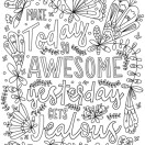 :42 Staggering Positive Coloring Pages Coloring Pages For Kids Free Printable Adults Positive